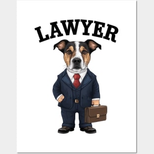 lawyer dog Posters and Art
